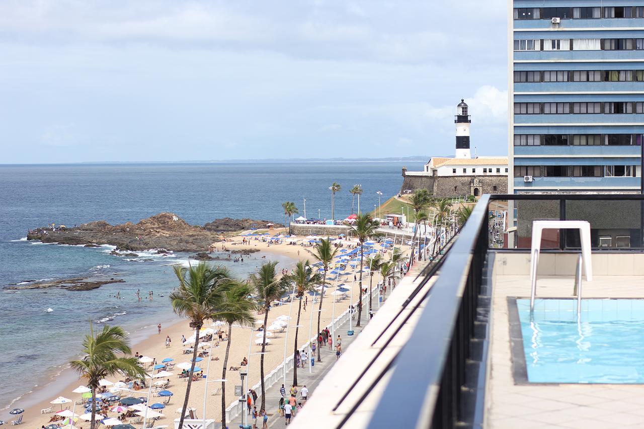 Flat Farol Da Barra Aparthotel Salvador Exterior photo